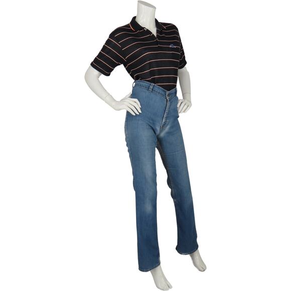 Vintage Robe Di Kappa Striped Italy Made Polo Shirt - Picture 8 of 10